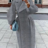 Rachael | Women's Double Breasted Long Coat
