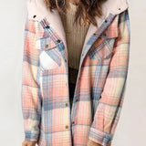Rachael | Women's Hooded Plaid Jacket