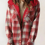 Rachael | Women's Hooded Plaid Jacket
