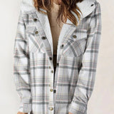 Rachael | Women's Hooded Plaid Jacket