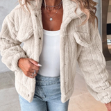 Rachel | Women's Sherpa Collared Jacket
