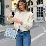 Robin | Women's Cropped Bomber Jacket