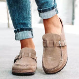 Selena | Women's Slip-On Buckle Loafers