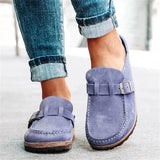 Selena | Women's Slip-On Buckle Loafers