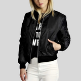 Sheila | Women's Long Sleeve Casual Bomber Jacket