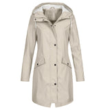 Stacy | Women's Hooded Mid-Length Coat