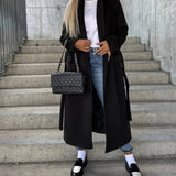 Tara | Women's Belted Double-Breasted Coat