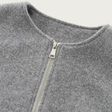 Teresa | Women's Balloon Sleeve Zip-Up Bomber Jacket